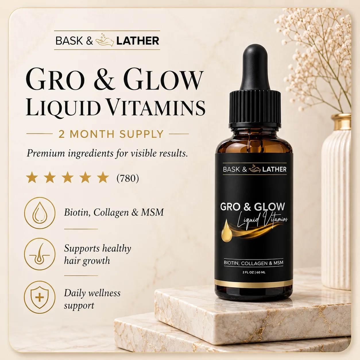 Gro & Glow Liquid Vitamins