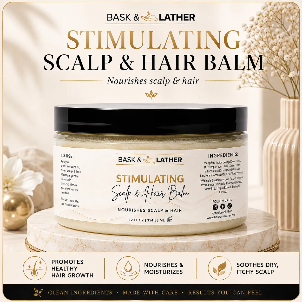 Stimulating Scalp & Hair Balm
