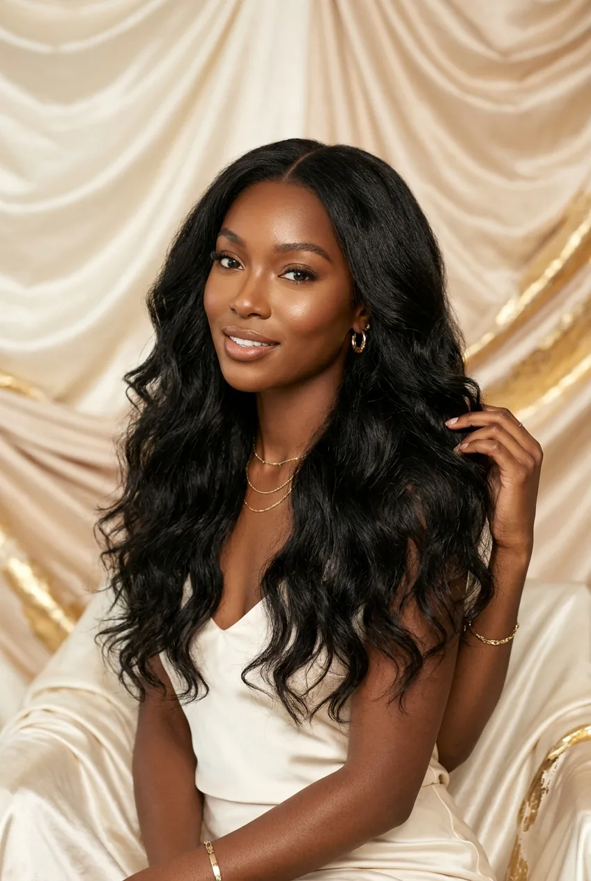 Loose Wave Glueless Wig