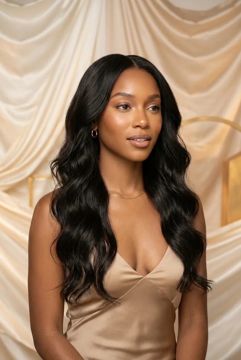 Natural Wave Glueless Wig