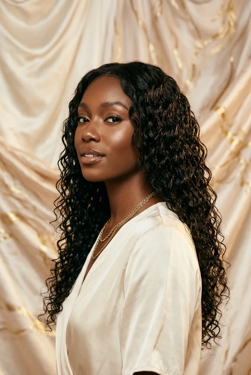 Water Wave Glueless Wig